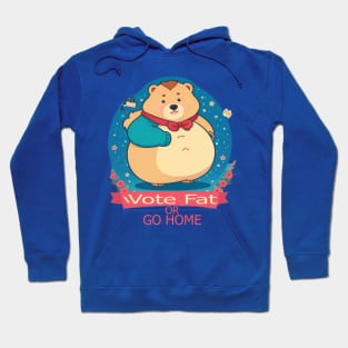 fat cute bear Hoodie